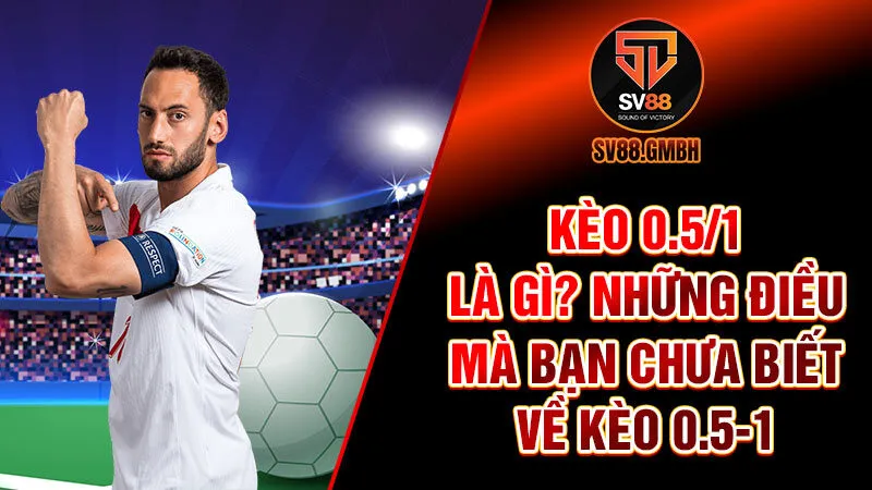 Kèo 0.5/1 là gì? Những điều mà bạn chưa biết về kèo 0.5-1